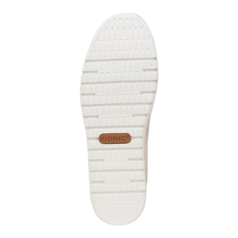 Vionic Gold Loafers with White Sole - Picture 4 of 4